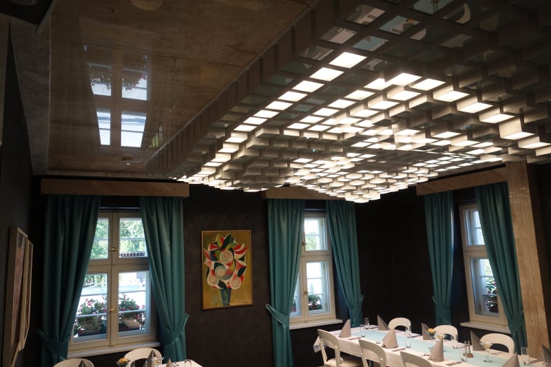 Zavěšené stropní obklady - realizace 5